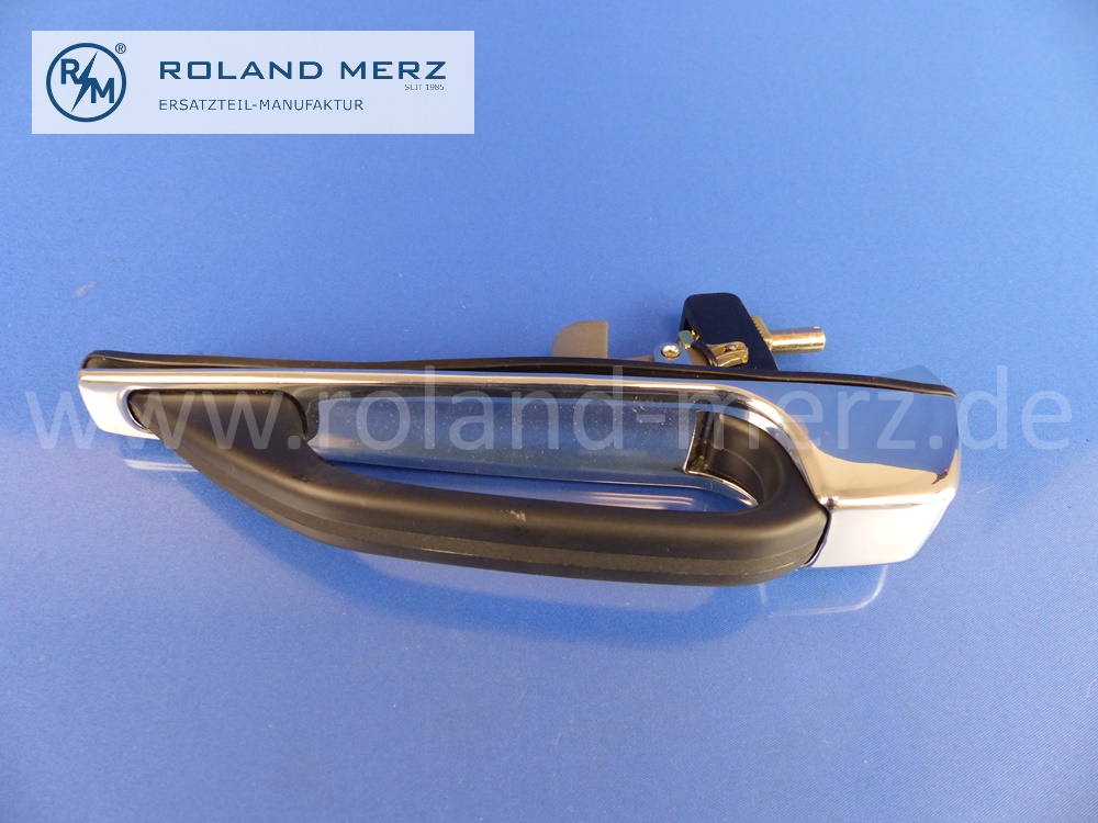 1237600359 door handle rear doors, left and right, Mercedes W123, MB 200, 230, 250, 280, 280E, - 300TD, Original MB spare part NOS