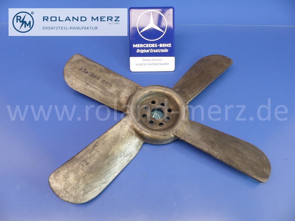 6362050106 Lüfter, Lüfterrad, Lüfterflügel, Mercedes Motoren OM621, OM636, Original Mercedes Neuteil, NOS - Lagerspuren -