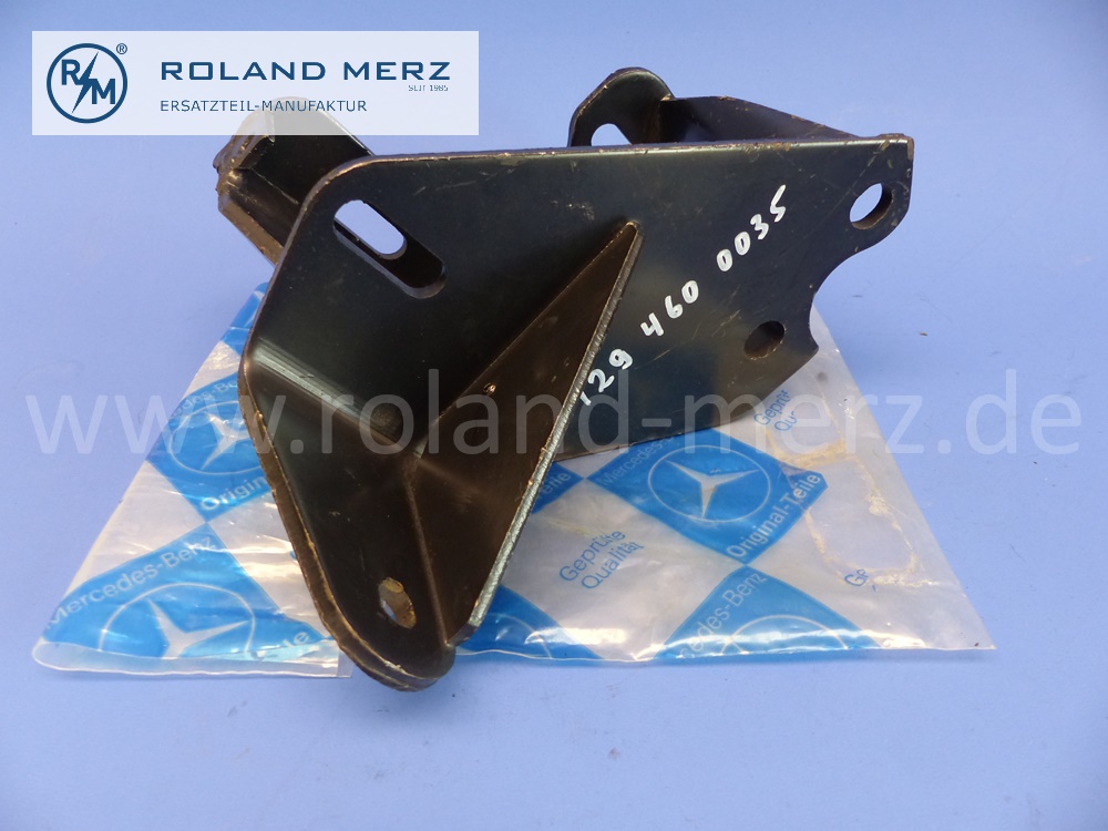 1294600035 Halter, Träger für Hydraulikpumpe, Hydropumpe Servolenkung, Mercedes M127, M129, M130, 220SEb Cp/Cb, 230SL, Original Mercedes Neuteil, NOS 