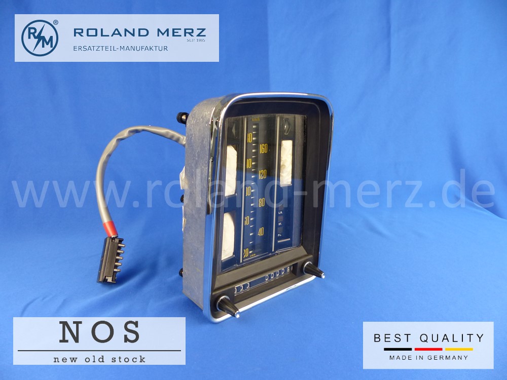 Kombi-Gehäuse mit Tachometer und Kilometeranzeige Mercedes 004 542 96 06 für Mercedes 190c, 200, 230, 230S