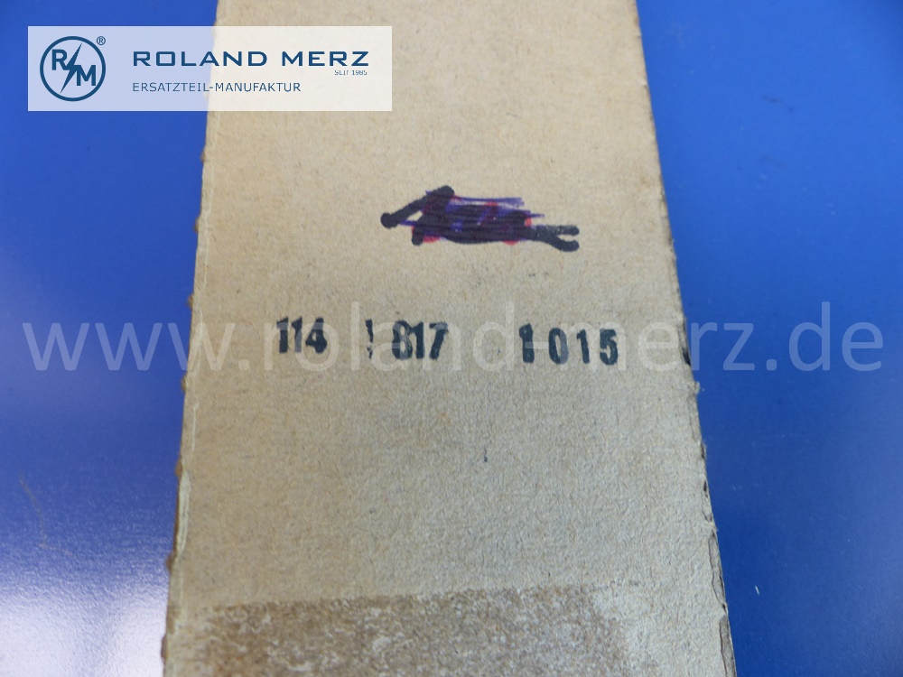 1148171015 Typenzeichen, Schriftzug 250C auf Heckdeckel für Mercedes W114, Strich 8, Coupé, Original MB-Neuteil NOS 