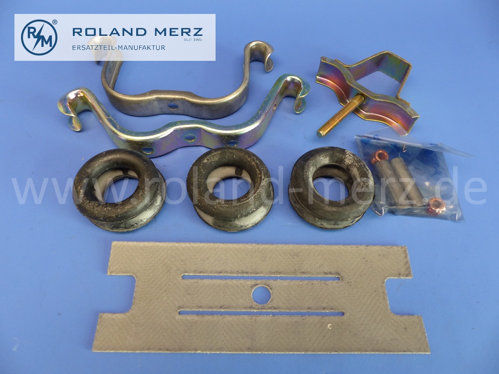 1005860249 Reparatursatz Auspuffbefestigung Mercedes W116, 450SEL 6.9, Original Mercedes Neuteil, NOS 