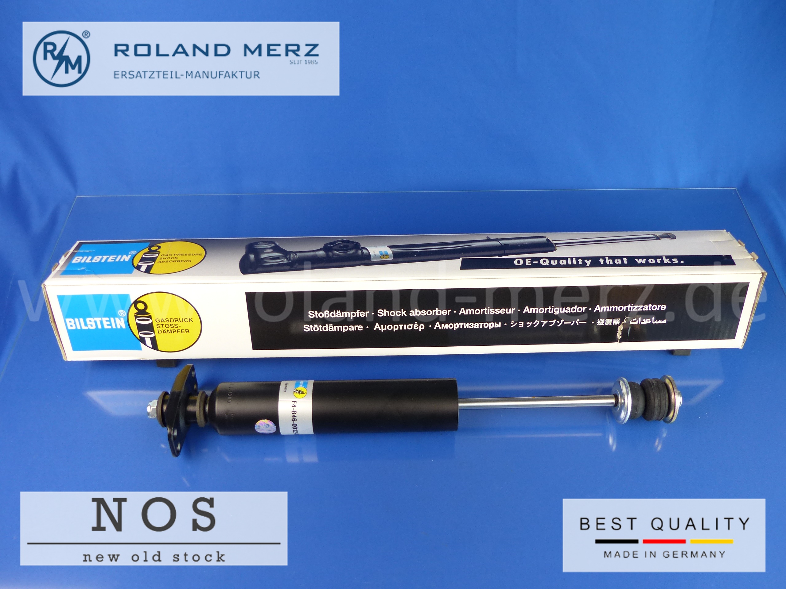 1803260400 Bilstein Stoßdämpfer Mercedes 190SL, Ponton 180 - 220S, 220SE, Hinterachse 1803260400 Stossdämpfer Mercedes W120 W121 W180 W128 hinten