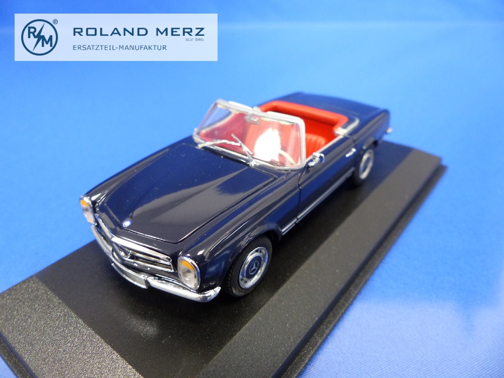 032232-05 Mercedes-Benz 280 SL Cabriolet dunkelblau - Minichamps PMA 1:43