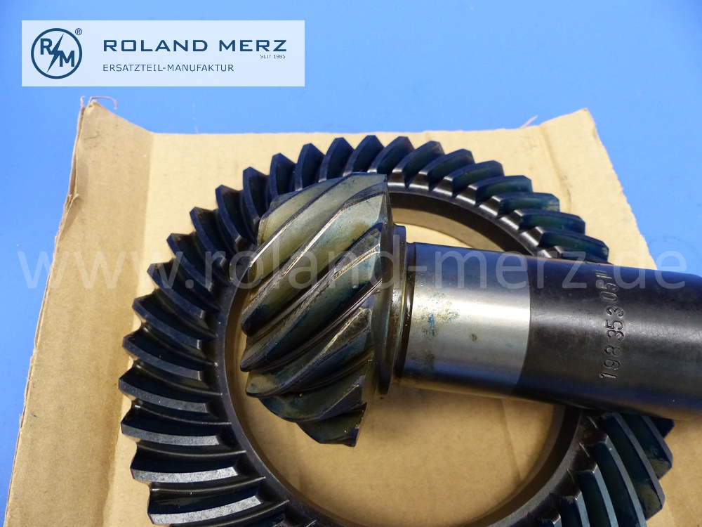 1983500239 / 1983500639 gear set with ring gear, rear axle, Mercedes W198, 300SL, gear ratio 1 :3,25, original Mercedes spare part, NOS