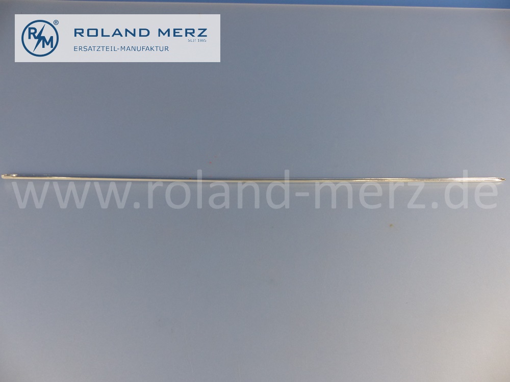 1117270086 Zierstab, Zierleiste unter Fensterschlüssel, Fahrertür links oder rechts, Länge 705mm, Mercedes W111, 220SB, 220SEB, Original Mercedes Neuteil, NOS