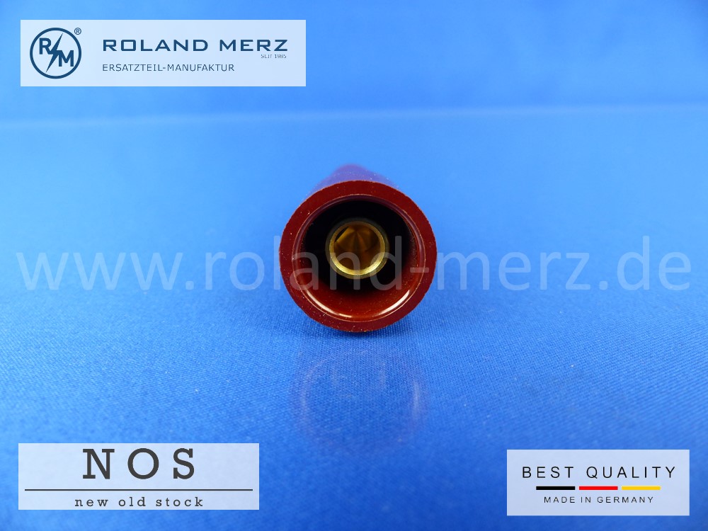 P1130587 Zündkerzenstecker aus Bakelit 62mm lang, 1kOhm, SAE System für Ø7mm Kabel