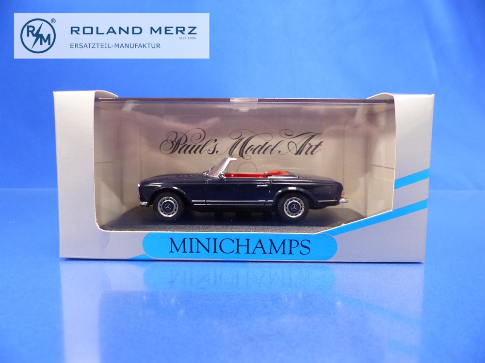 032232-01 Mercedes-Benz 280 SL Cabriolet dunkelblau - Minichamps PMA 1:43