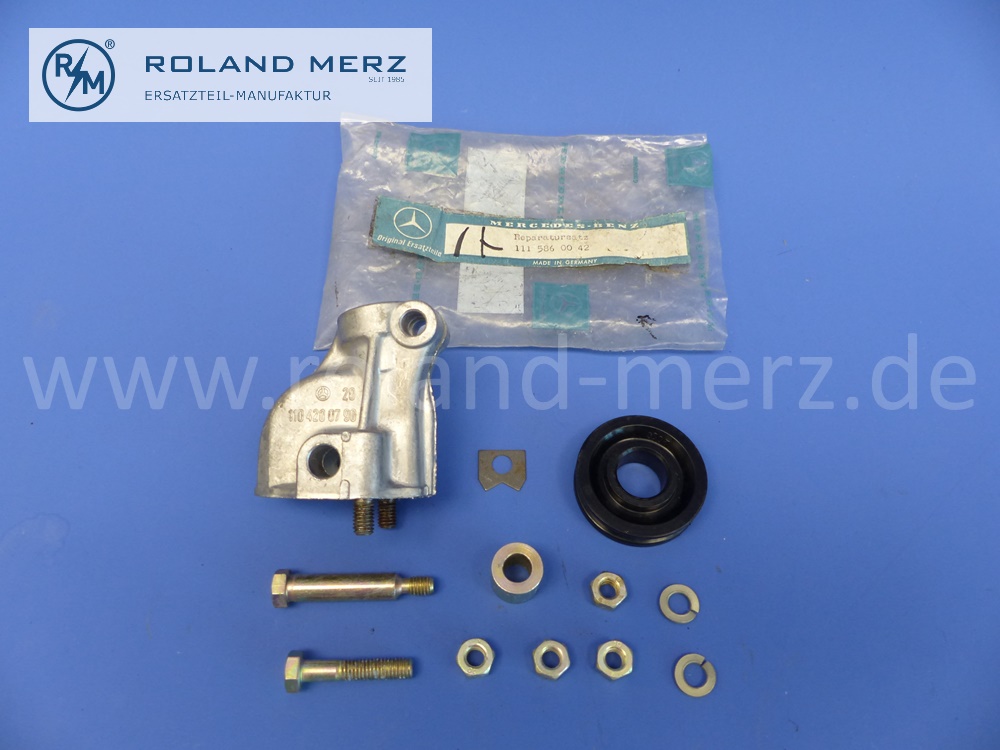 1115860042 Reparatursatz Seilrollengehäuse Handbremse, Mercedes 190c - 220Sb, 220SEb Cp/Cb, 230S, 230SL, Original Mercedes Neuteil, NOS 