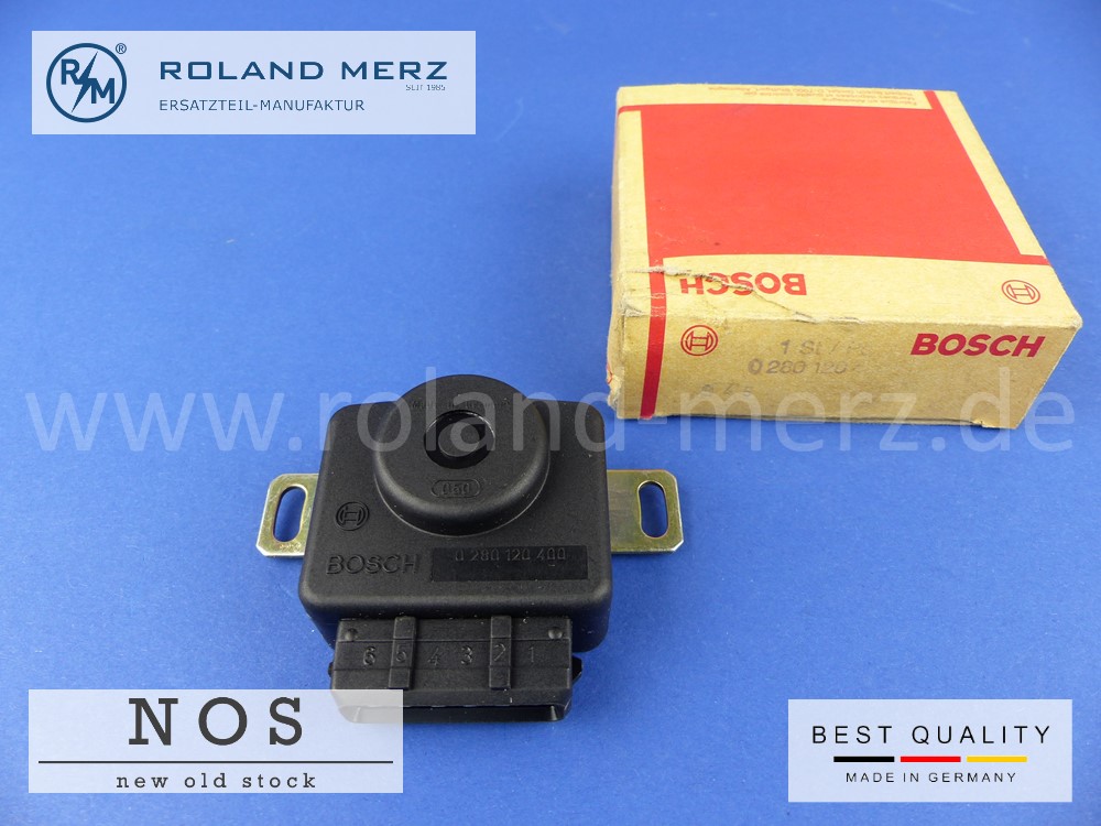 P1110096 Sensor Drosselklappenstellung Bosch 0 280 120 400 für Porsche und Volvo