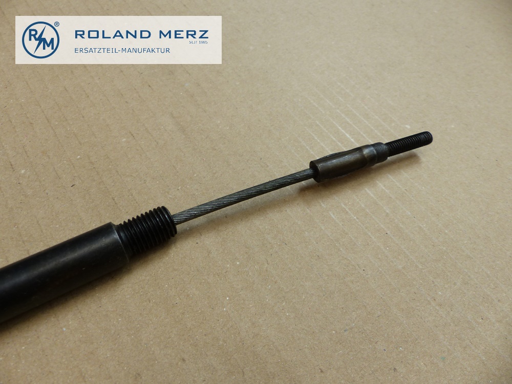 1364202085 brake cable, rear axle, right, 925mm, Mercedes 170V, 170Va, 170D, 170Da, original MB spare part, NOS