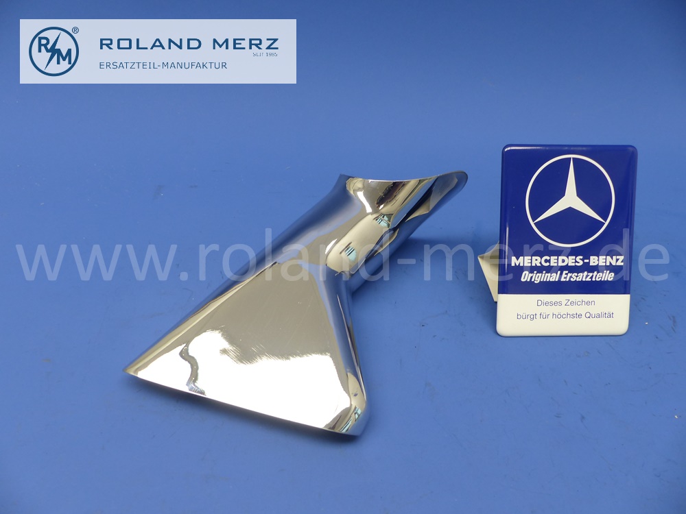 1984900027 Rohrblende, Auspuffblende, Chromblende, Endstück Auspuff, Mercedes W198, 300SL, original Mercedes Teil, Gebrauchtteil