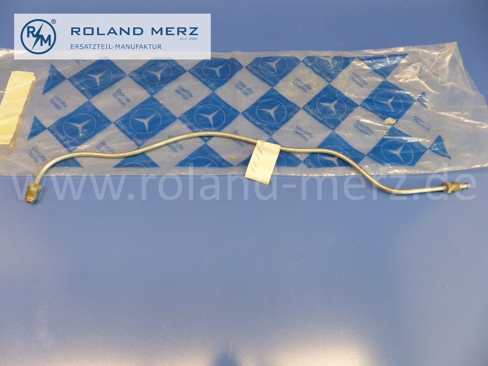 1804200137 Leitung, Bremsleitung, Bremsölleitung, Verteiler an Halter Bremsschlauch, rechts, Mercedes W105, W120, W121, W128, W180, 190SL, Ponton, Original Mercedes Neuteil, NOS