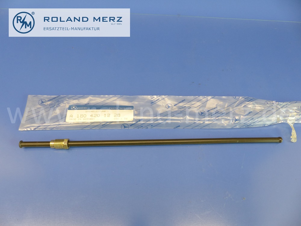 1804201228 Leitung, Bremsleitung Ausgleichsbehälter an Hauptbremszylinder, Mercedes W105, W120, W121, W128, W180, 190SL, Ponton, Original Mercedes Neuteil, NOS