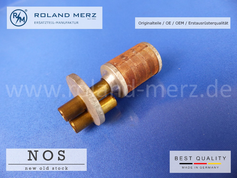 Filtereinsatz 000 477 36 15 für Mercedes 180, 190SL – 220S, 300b, c, d, Sc, 300SL. Im Bedarfsfall kürzen Original MB-Neuteil NOS