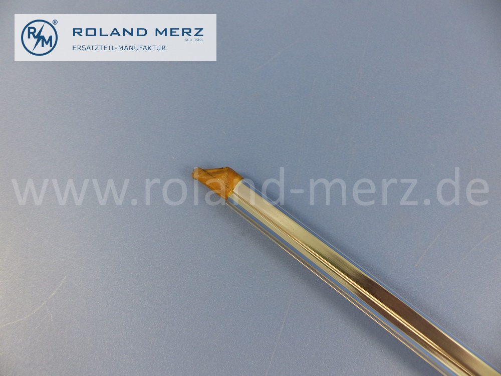 1237380131 Zierstab, Zierleiste, links, Fensterrahmen Fondtür, Mercedes W123, Länge 1090 mm, Original Mercedes Neuteil, NOS