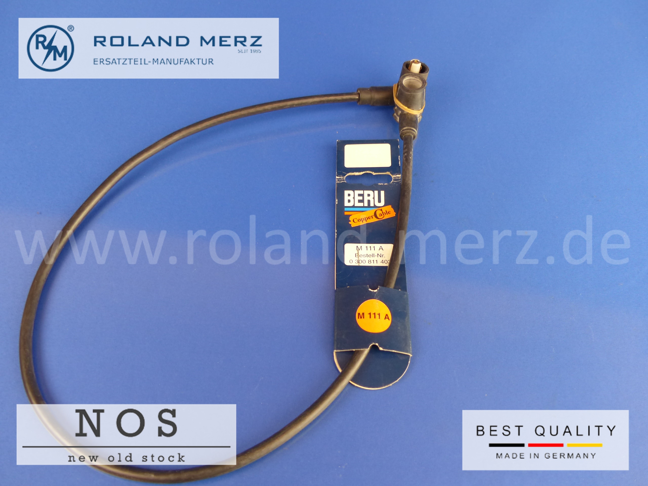 P1150987 Beru Copper Cable, M 111 A, Mercedes, Zündleitung