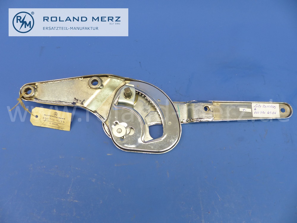 0009104586 backrest adjustment left, front seat right, Mercedes W110, W111, original Mercedes spare-part, NOS
