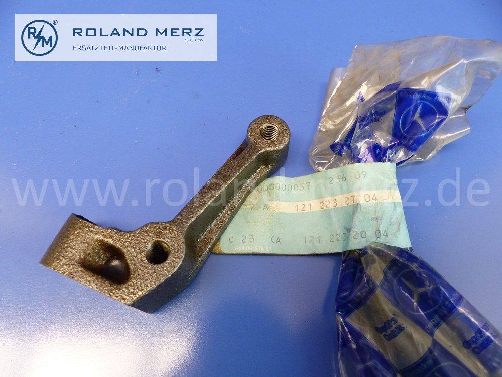 1212232704 Träger Motor, Motorträger, links, Mercedes W121, 121.040, 121.042, MB 190SL, Original Mercedes Neuteil, NOS