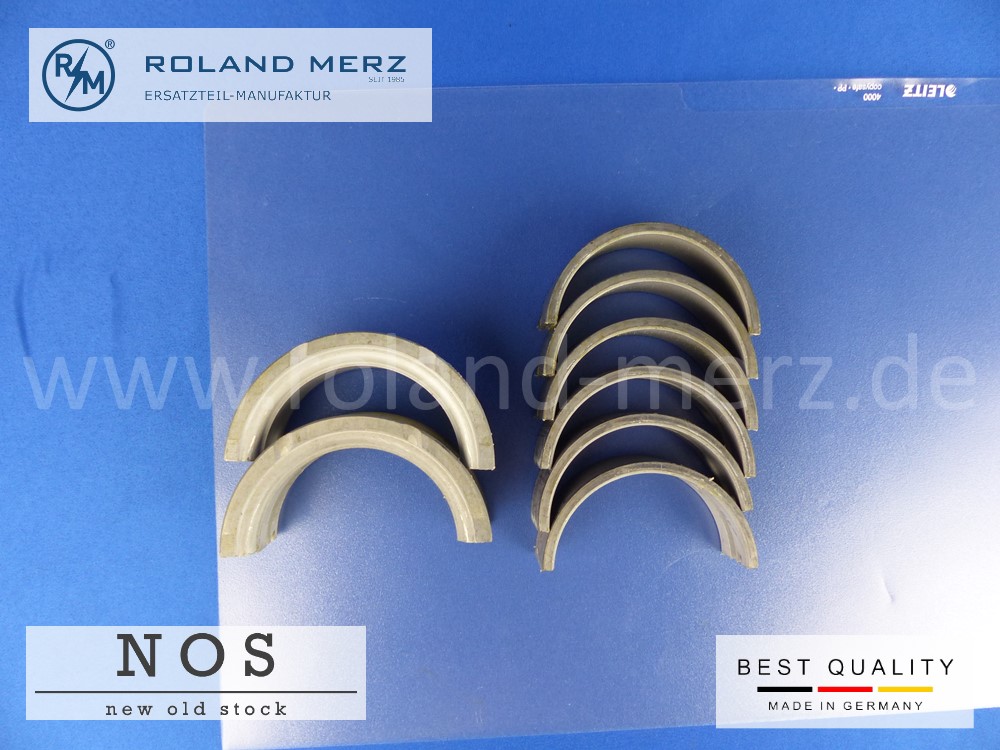 P1120461 Satz Kurbelwellenlager 0,50 mm (Glacier) NOS MB Verg. Nr. 180 586 14 03 für Mercedes 219, 220a und alle 220S Modelle
