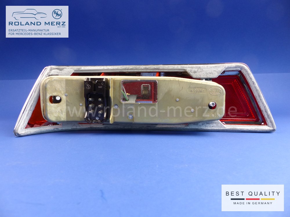 RM0101Katalog Original Hella Heckleuchte rechts komplett mit Lampenträger für Mercedes