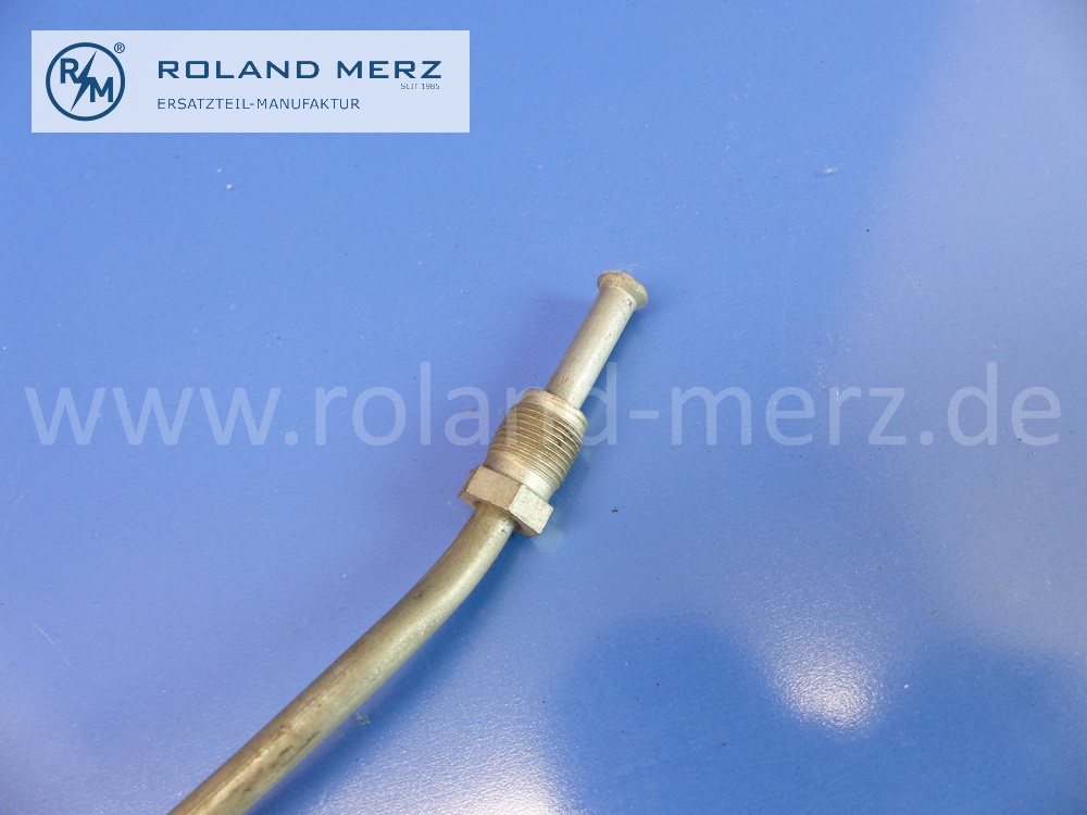1804200626 Leitung, Bremsleitung, Bremsölleitung, ATE Bremsgerät an Hauptbremszylinder, Mercedes W105, W128, W180, Ponton, Original Mercedes Neuteil, NOS