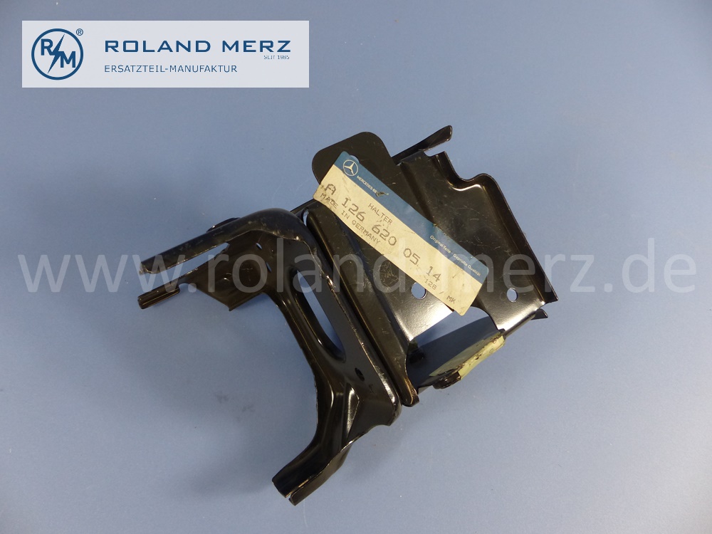 1266200514 Halter Hydraulikeinheit ABS, Radeinbau vorne links, Mercedes W126, S-Klasse, Original Mercedes Neuteil, NOS 