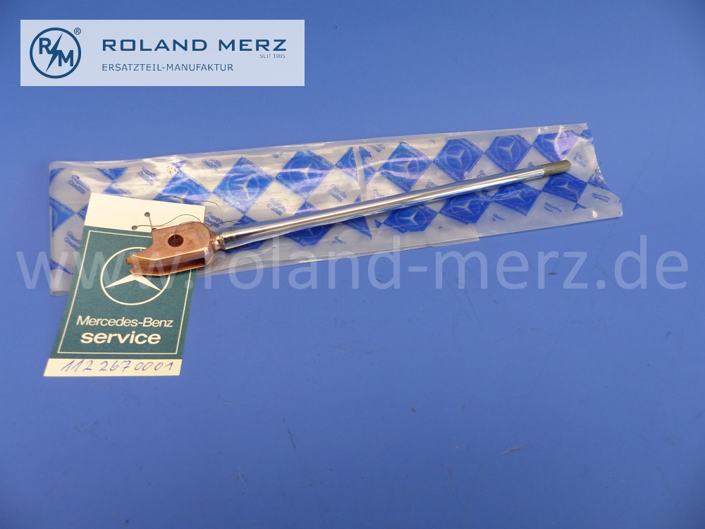 1122670001 Schalthebel Mittelschaltung, automatisches Getriebe, Mercedes 230SL - 280SL, 280SE, 300SE Cp/Cb, 190c, 230, und SA 10.605, 10.660, Original Mercedes Neuteil, NOS 