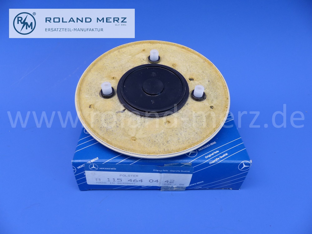 1154640442 Polster, Nabenpolster elfenbeinfarbig Mercedes 250SL, 280SL, 250SE Cp/Cb, 280SE Cp/Cb, 300SE Cp/Cb, Original Mercedes Neuteil, NOS 
