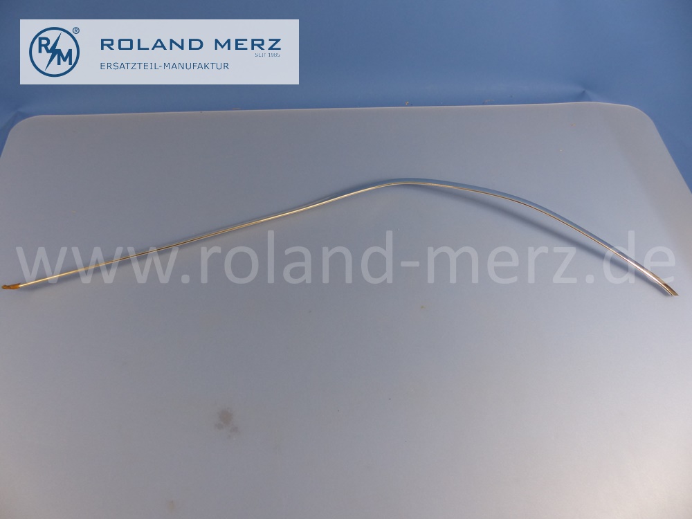 1237380131 Zierstab, Zierleiste, links, Fensterrahmen Fondtür, Mercedes W123, Länge 1090 mm, Original Mercedes Neuteil, NOS