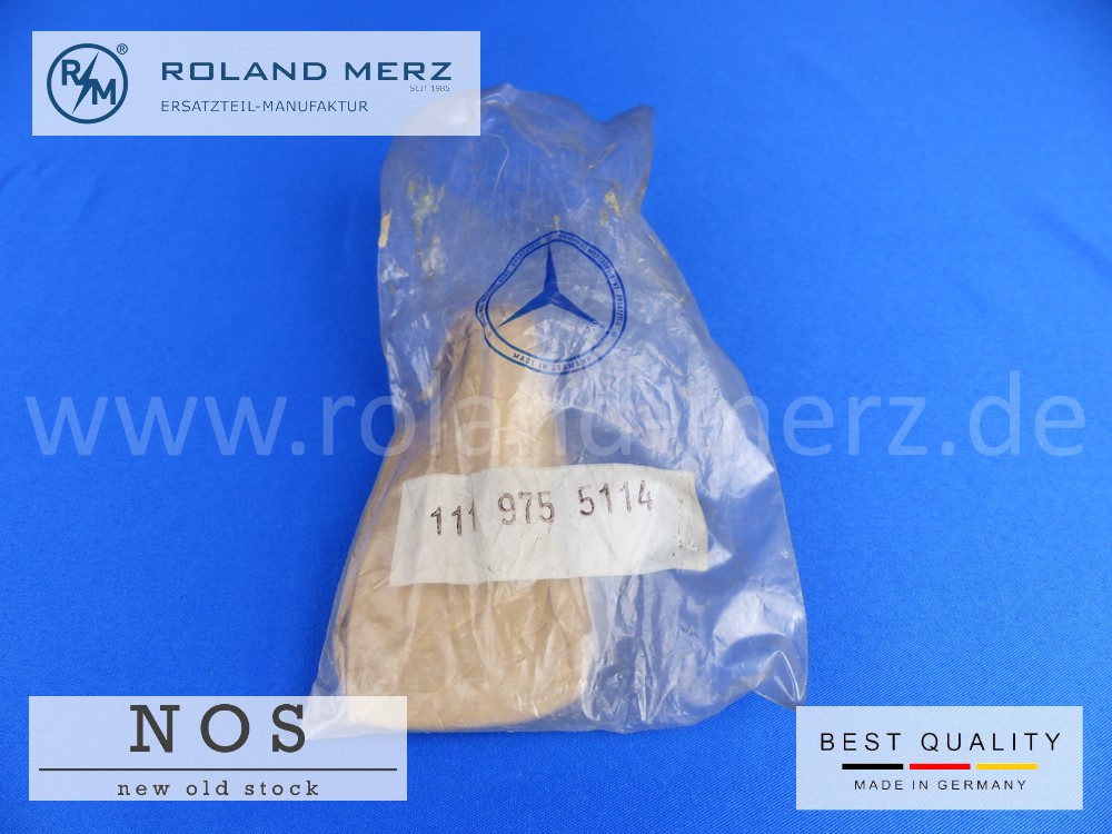 P1110503 Lager für Kopfstütze unten links Mercedes 111 975 51 14 für 220SEB / Cp, Cb