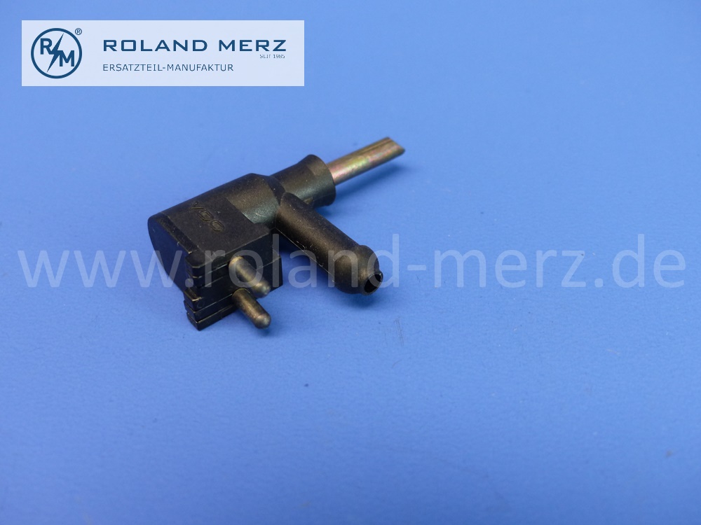 1078690224 Anschluss, Anschlussstück Düse Scheibenwaschanlage, beheizt, Mercedes R107, C107, E. 1078690324, Original Mercedes Neuteil, NOS 