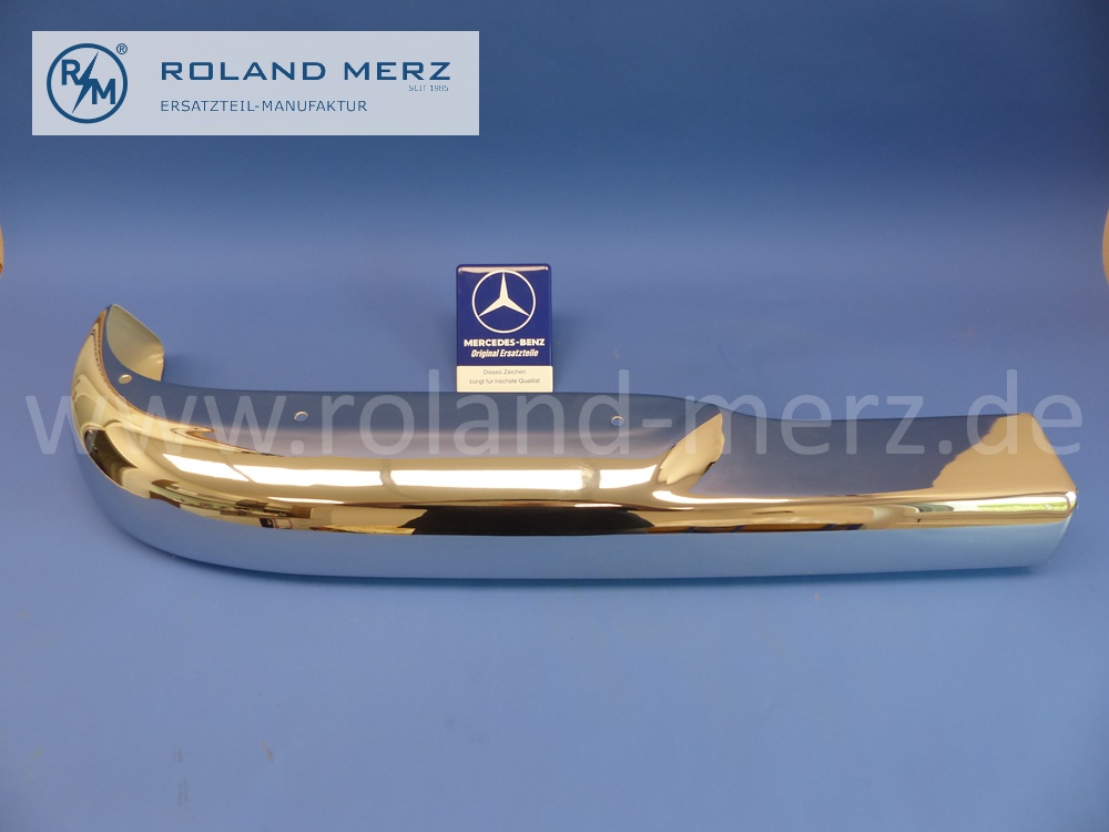 1128800171 Stoßfänger Unterteil hinten links Mercedes W111, W112, 220B, 220SB, 220SEB, 300SE, Original MB-Neuteil NOS 