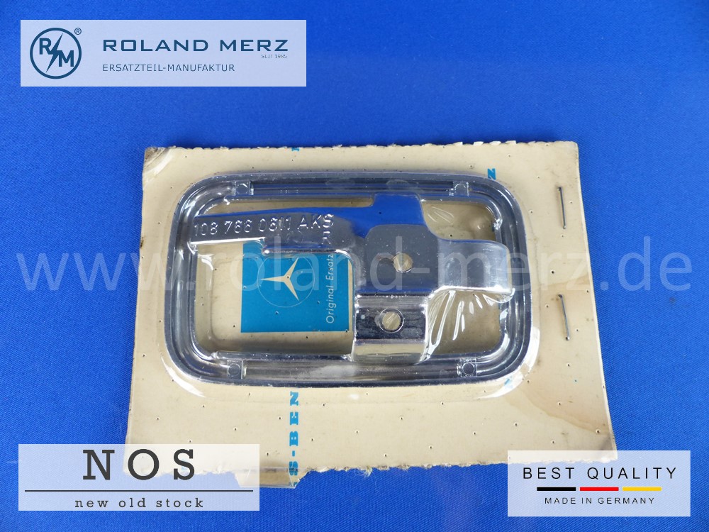 P1140440 Mulde links verchromt 108 766 05 11 Mercedes Bm 100, 108, 109, 110, 111, 113, 114, 115