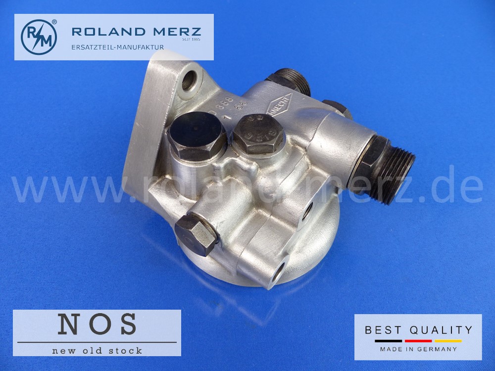 P1130726 Ölfiltergehäuse-Oberteil 000 184 30 08 für Motor M 189 Mercedes 300SE und 300SEL