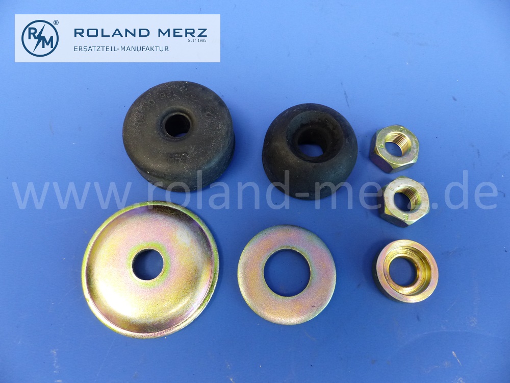 1105860332 Reparatursatz Befestigung Stoßdämpfer hinten, oben Mercedes W108.0, W109.0, W110.1, W111.0, W113.0, E. 1103200056, Original Mercedes Neuteil, NOS 