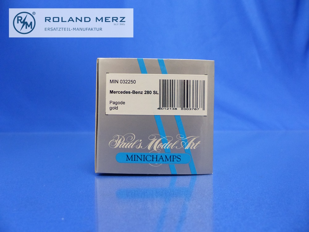032250-02 Mercedes-Benz 280 SL Pagode gold/schwarz - Minichamps PMA 1:43