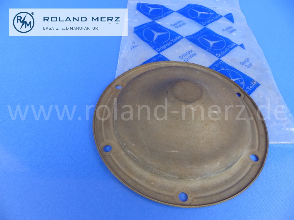 6210110033 cover, lid cylinder crankcase, front, Mercedes W121, OM615, OM616, OM617, OM621, 180Dc, 190D, DB, 190Dc - 55 PS, original MB spare part, NOS