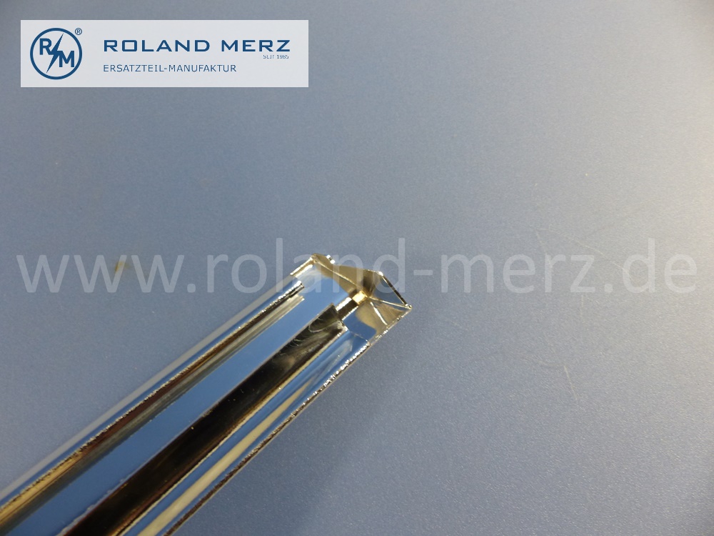 1076981684 Zierstab, Zierleiste, Zierblende hintere Seitenscheibe, rechts, Mercedes C107, Coupé SLC, Länge 405mm, Original Mercedes Neuteil, NOS