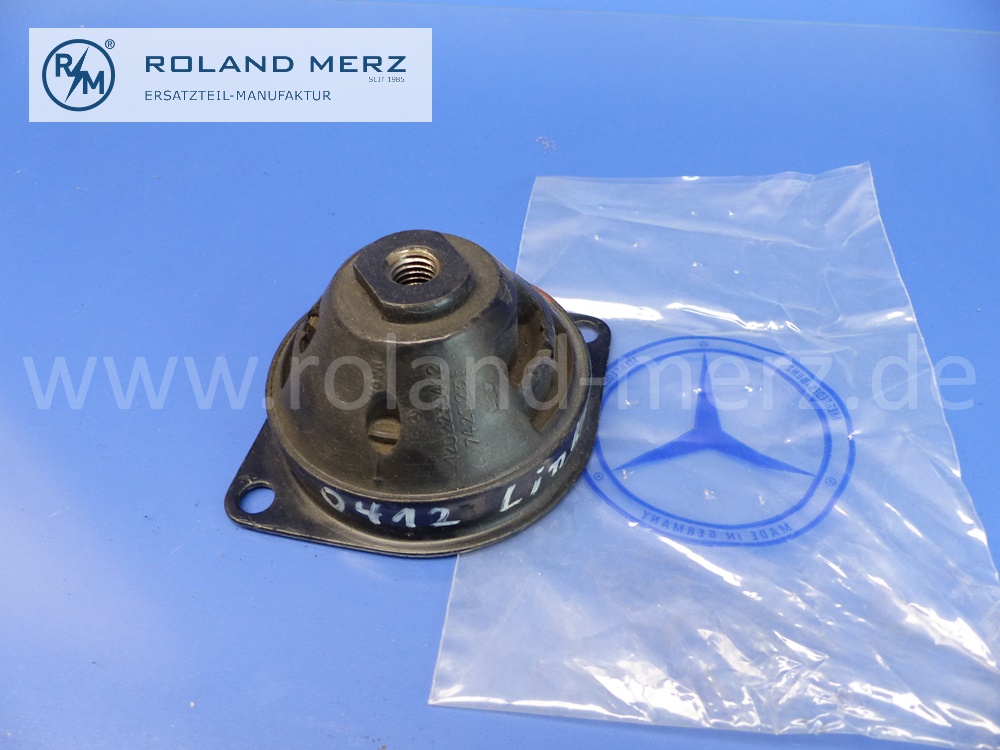 1202230412 Gummilager, Elastomerlager Motoraufhängung hinten links, Mercedes W105, W120, W121, W180, W108, W111, W113, Original Mercedes Neuteil, NOS
