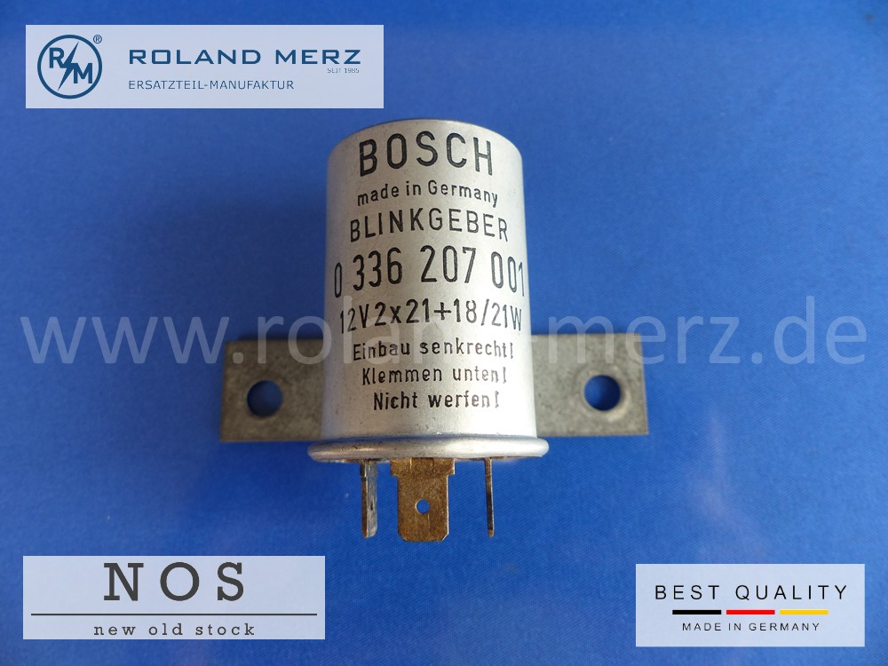 Blinkgeber Bosch 0 336 207 001 12 Volt 2 x21 +18/21 W