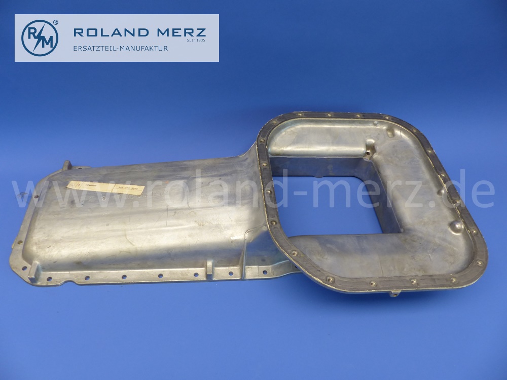 1160103913 Ölwanne Mercedes M116, M117, V8 Gussnummer 1160141201, W108, W109, W111, W116, Original Mercedes Neuteil, NOS 