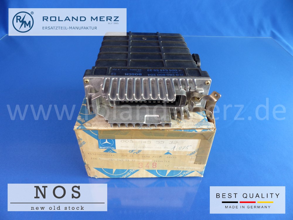 P1140147 Motor Steuergerät Bosch 0 280 800 204 MB-Nr. 005 545 55 32 für Mercedes W 124 / 230E, 230 TE, W 201 2,3 E