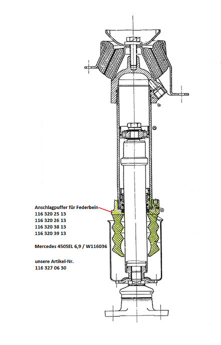 116-327-06-30-Skizze Anschlagpuffer für Federbein