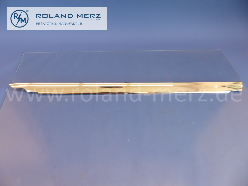 1107280430 Zierstab Bordkante Fahrertür rechts, Mercedes W110, W111, W112, Heckflosse, Original Mercedes Neuteil, NOS 