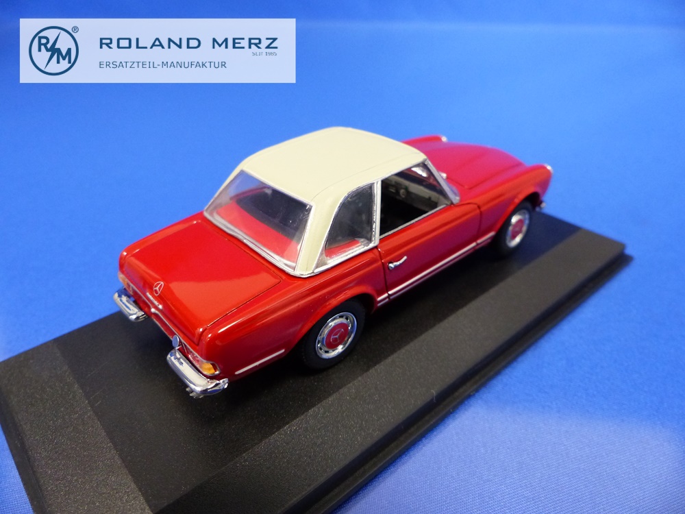032252-08 Mercedes-Benz 280 SL Pagode rot/weiss - Minichamps PMA 1:43