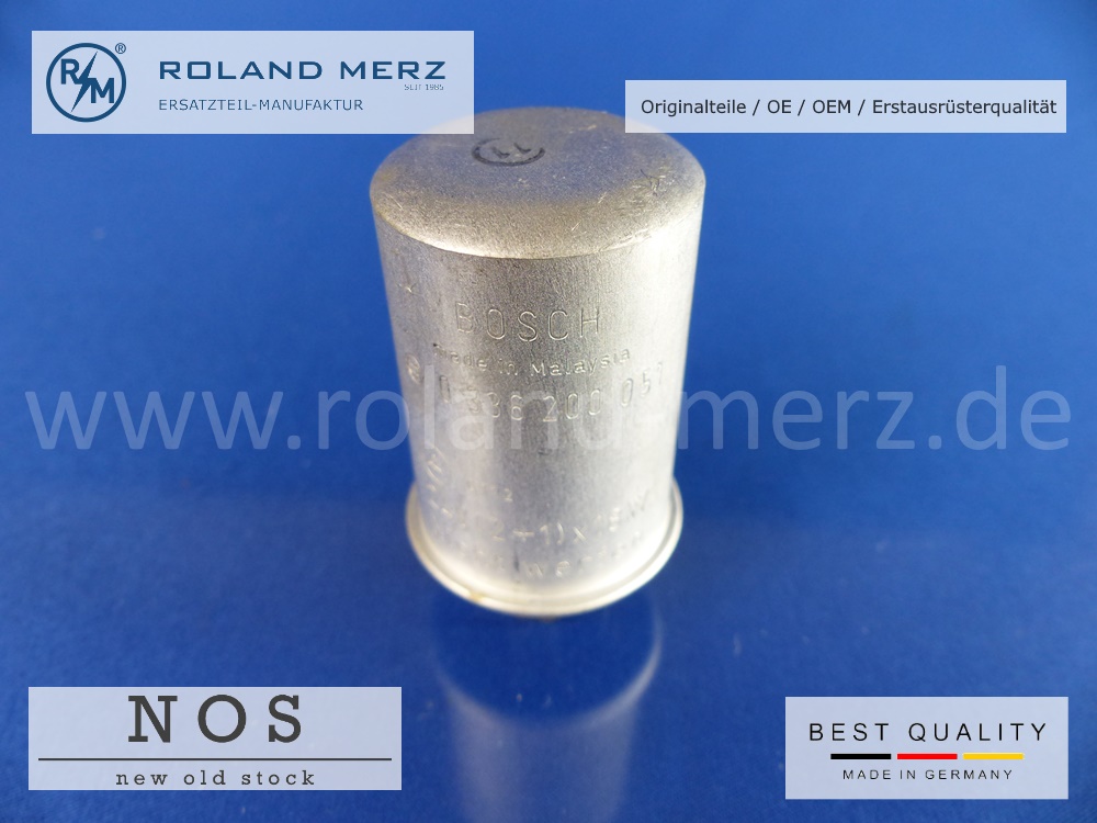 0-336-200-051-02 Blinkgeber 0 336 200 051 Bosch 24 Volt (2+1) x18 Watt Original Bosch-Neuteil NOS