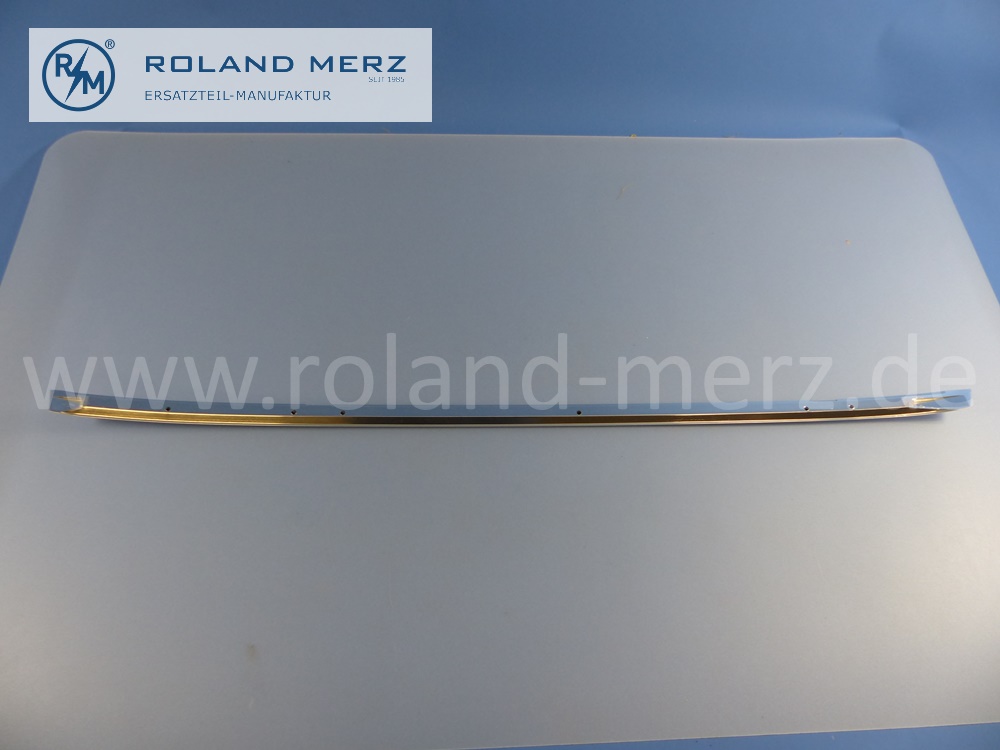 1076980381 Zierstab, Zierleiste, Hardtop, links, Mercedes R107 Roadster SL, Länge 975 mm, Original Mercedes Neuteil, NOS