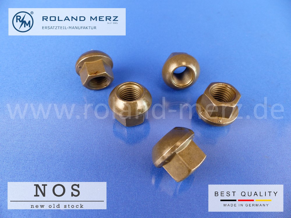 Radmuttern (Kugelbundmutter) MB-Vergl. Nr. 120 990 00 59 in verstärkter Ausführung SW 17mm Radmuttern (Kugelbundmutter) MB-Vergl. Nr. 120 990 00 59 in verstärkter Ausführung SW 17mm