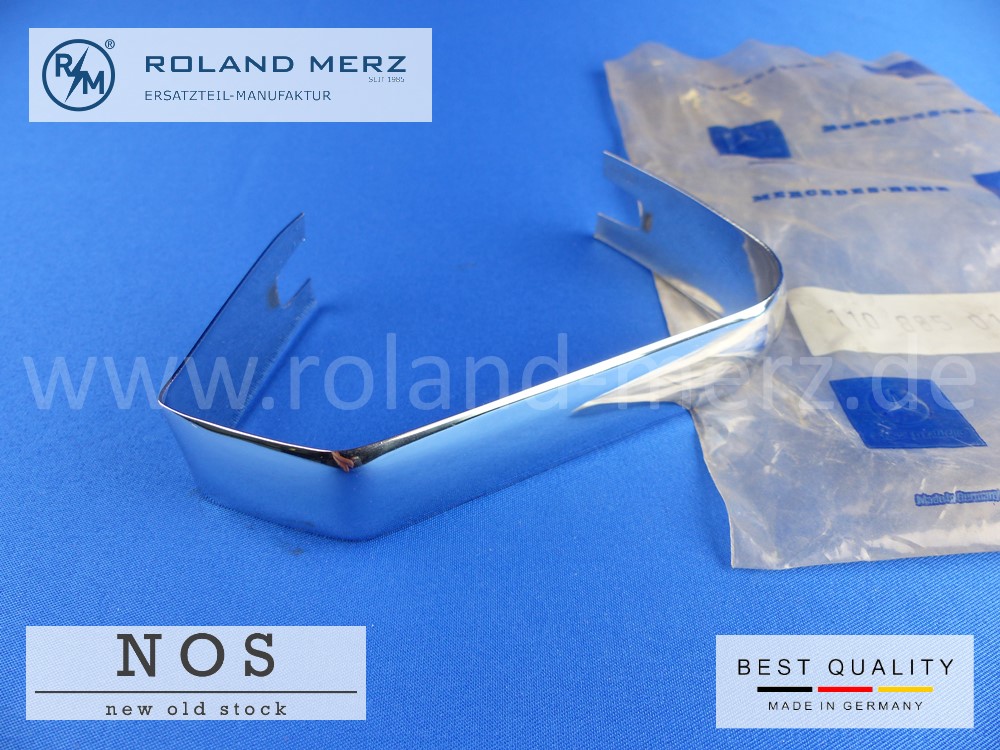 1108850123 Abdeckung für Stoßfängerfuge vorne, Mercedes W110, W111, W112, 190c - 300SE Lim., Original Mercedes Ersatzteil, NOS 1108850123 Abdeckung für Stoßfängerfuge vorne, Mercedes W110, W111, W112, 190c - 300SE Lim., Original Mercedes Ersatzteil, NOS